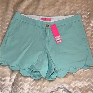 Lilly Pulitzer Buttercup Stretch Short- Resort Aqua Size 8